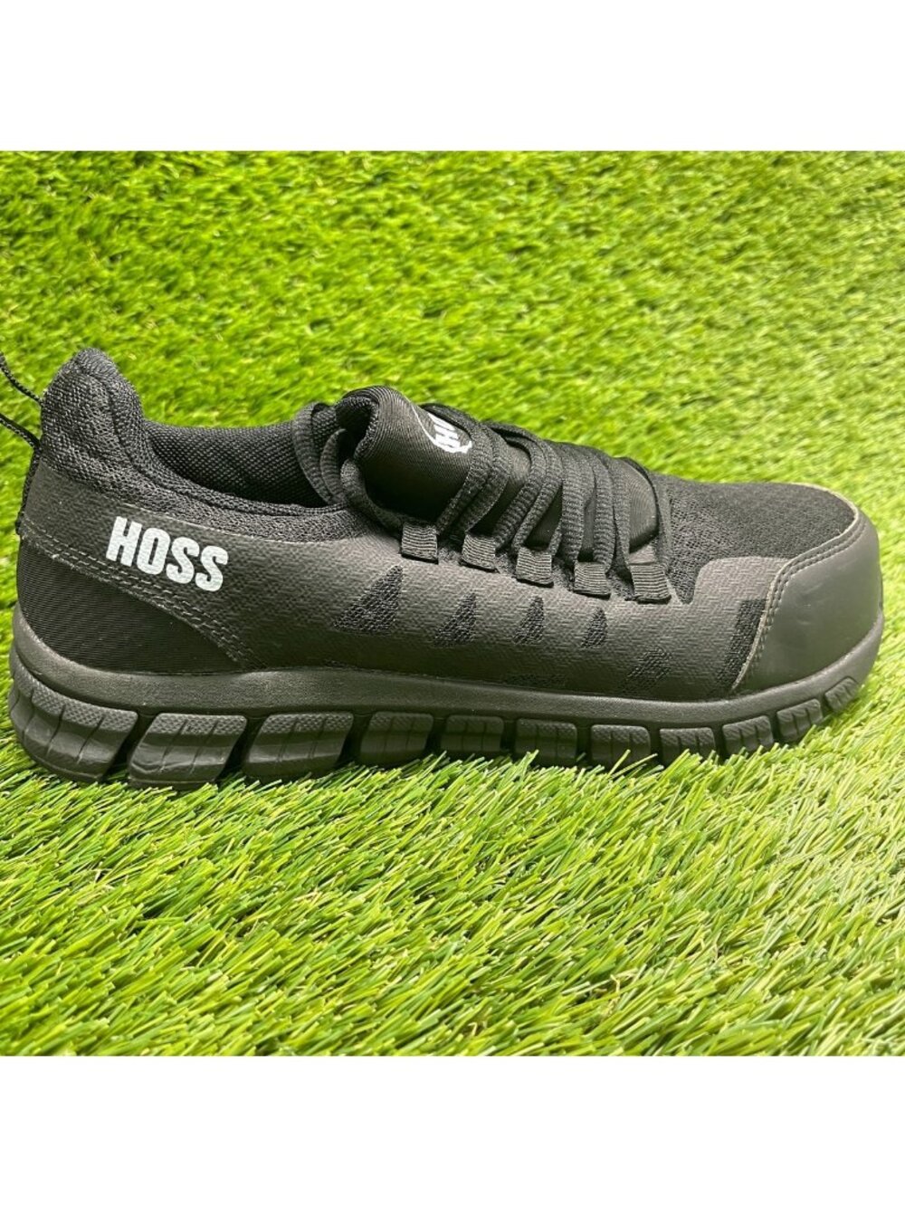 Hoss Sparks SD Womens Size 8D Black White Composite Toe Safety Working Shoes